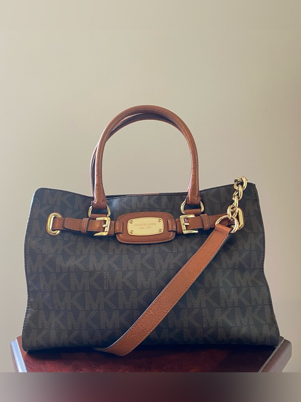 Michael Kors Hamilton Large Satchel Tote
